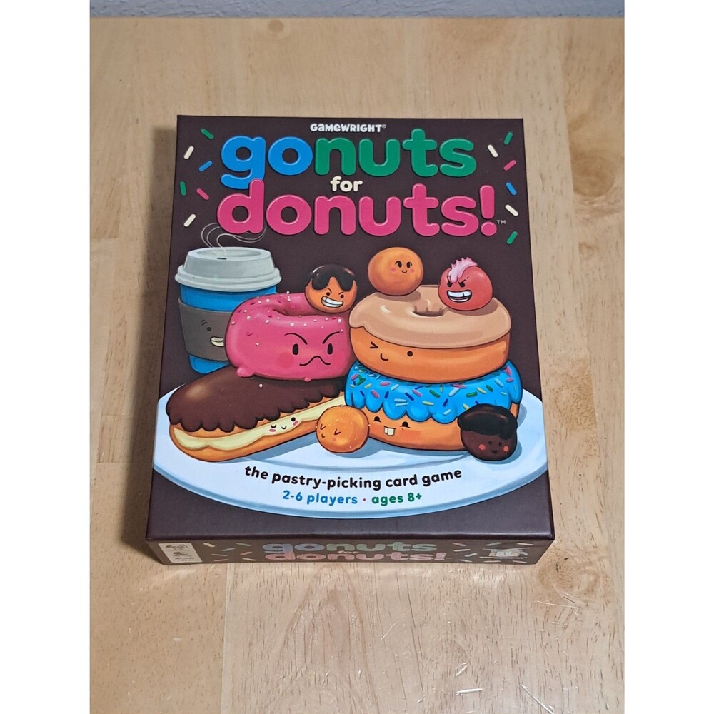 Gonuts for Donuts Pastry-Picking Card Game Gamewright 2017